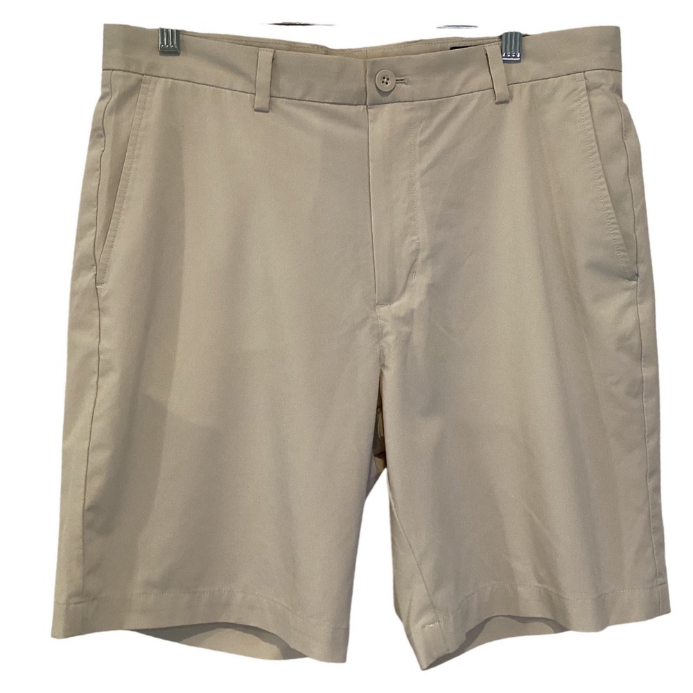 Vineyard Vines Performance Breaker Shorts Khaki Golf Tech Stretch 8" Inseam - 34